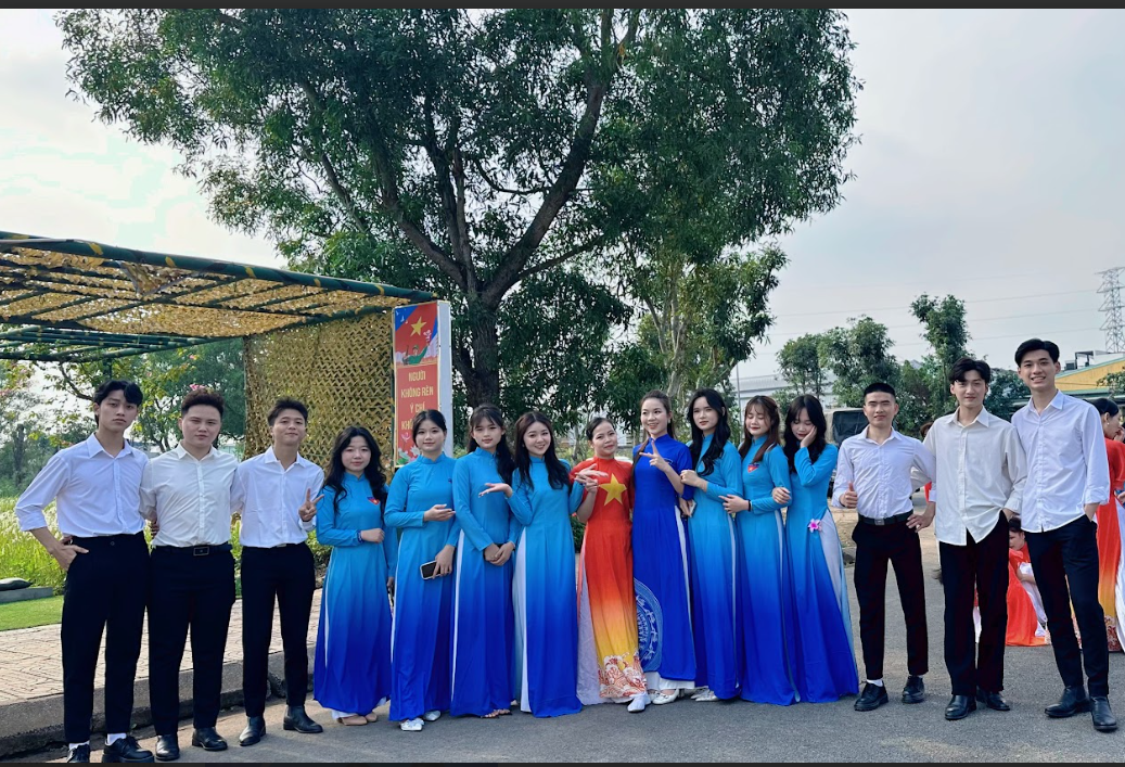 A group of people posing for a photo AI-generated content may be incorrect.